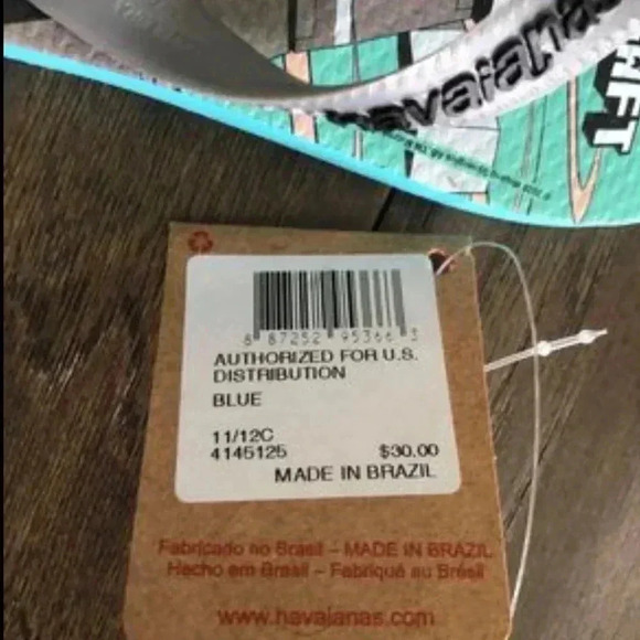 Havaianas Minecraft Thong Flip Flops Size 11/12 - unisex - Picture 5 of 7